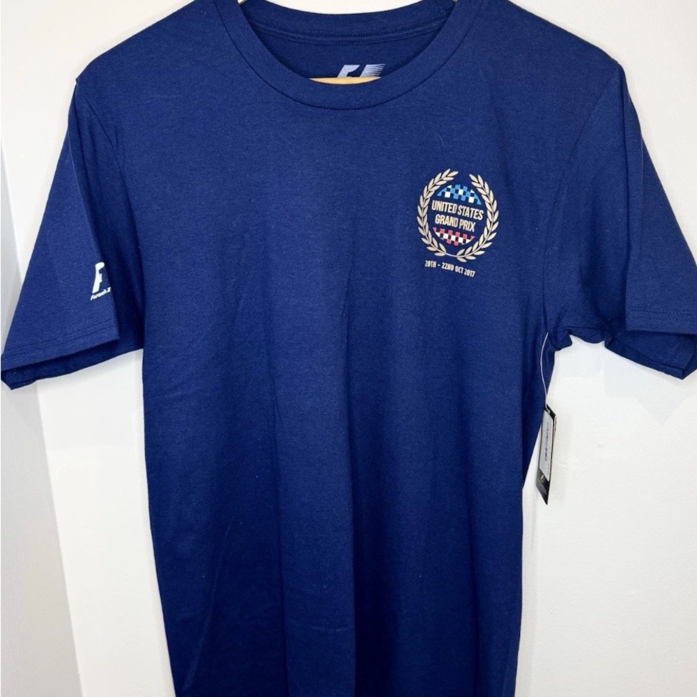 US Grand Prix Official Formula 1 2017 Austin Texas Navy T Shirt Men’s Small NEW